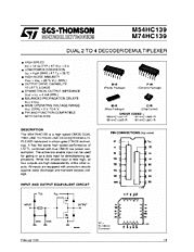 DataSheet M74HC139 pdf